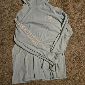 Vintage Sky Blue Hoodie